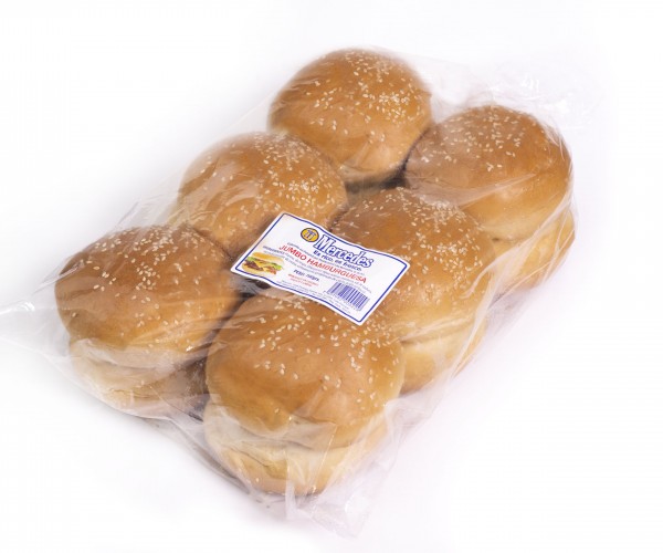 Hamburguesa con ajonjolí jumbo